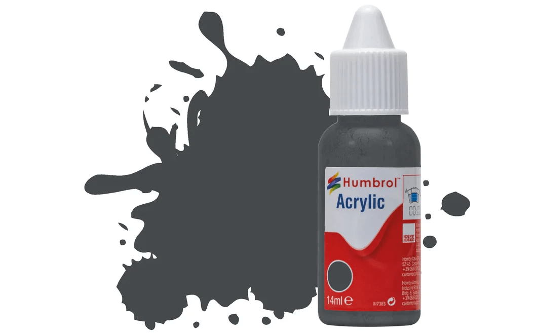 Humbrol Acrylic No243 RLM 72 Grun Matt Dropper Bottle 14ML