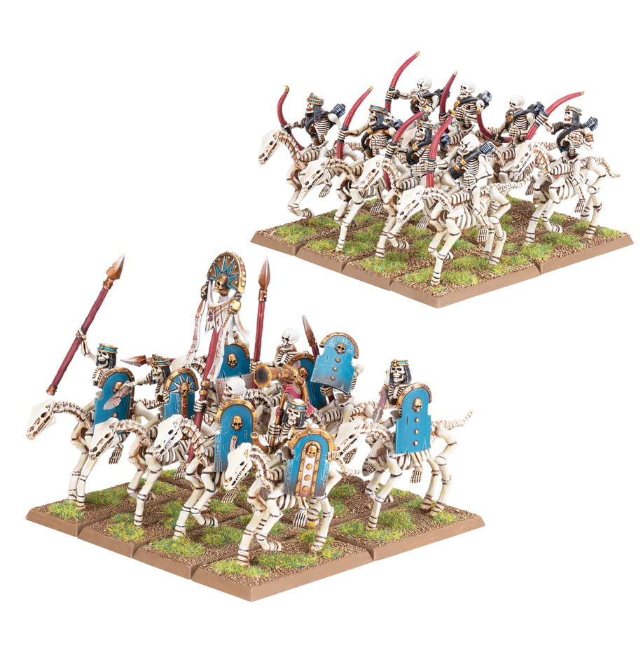 Games Workshop 07/10 Warhammer Old World Tomb Kings of Khemri Skeleton Horsemen
