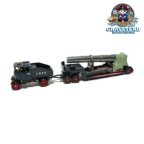 Corgi / Lledo Trackside DG111002 Sentinel Ballast Box with Low Loader and Gun Barrel Load LNER