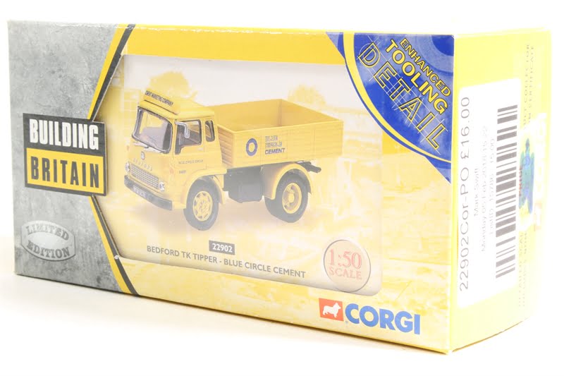 Corgi CC22902 Bedford TK Tipper Blue Circle Cement - Image 2