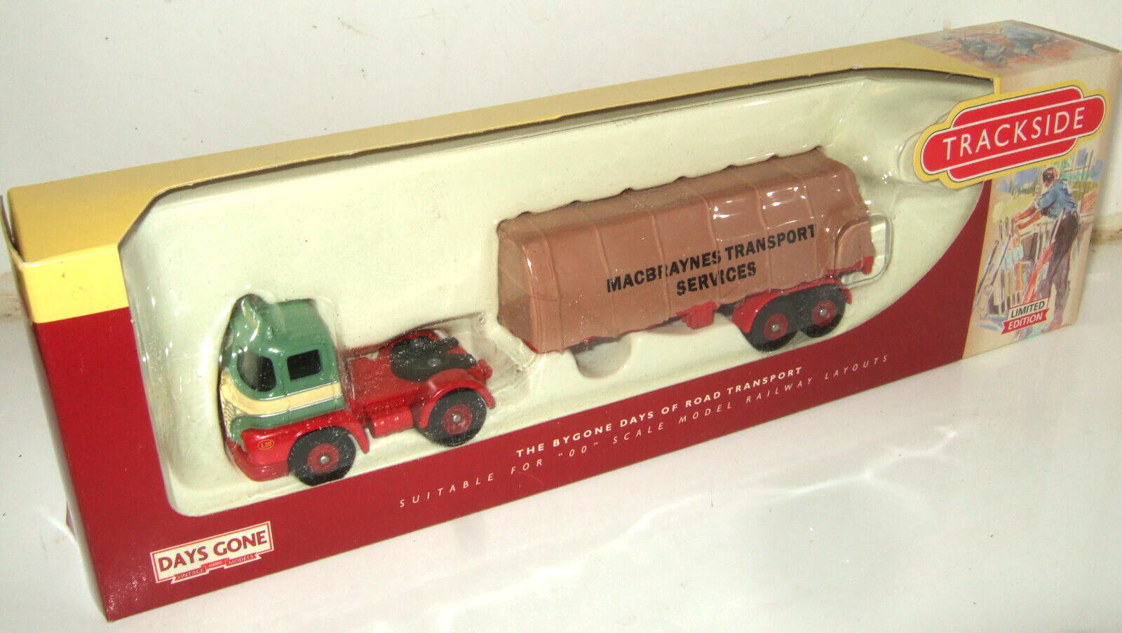 Corgi / Lledo Trackside DG150003 Foden S21 Sheeted Trailer Macbraynes