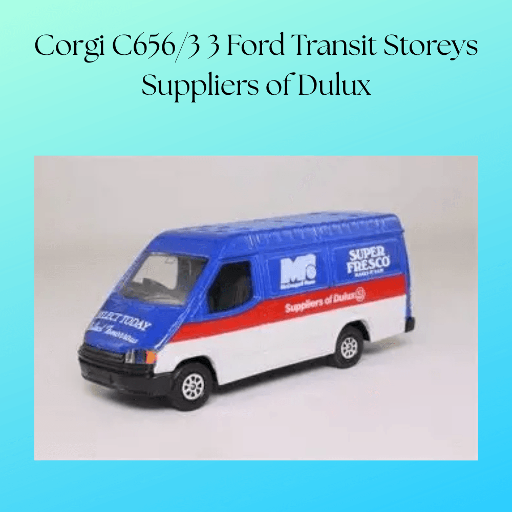 Corgi C656/3 3 Ford Transit Storeys Suppliers of Dulux