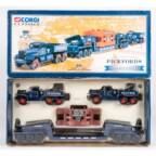 Corgi 55201 Pickfords Diamond T Ballast x2 with 24 Wheel Girder Trailer & Steel Casting Load