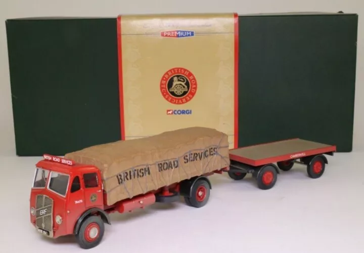 Corgi CC10201 BRS ERFV Sheeted Platform Lorry & Trailer