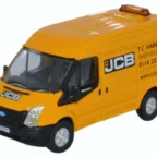 Oxford Diecast 76FT027 Ford Transit Swb Medium Roof JCB