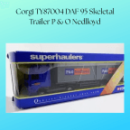 Corgi TY87004 DAF 95 Skeletal Trailer P & O Nedlloyd
