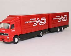 Corgi Superhaulers 59537 1/64 Volvo 4 Wheel Rigid Lorry and Closed Trailer Norbert Dentressangle