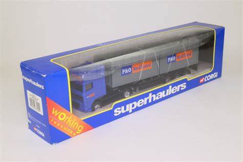 Corgi TY87004 DAF 95 Skeletal Trailer P & O Nedlloyd - Image 2