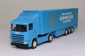 Corgi 59512 Scania Curtain side Omega Security