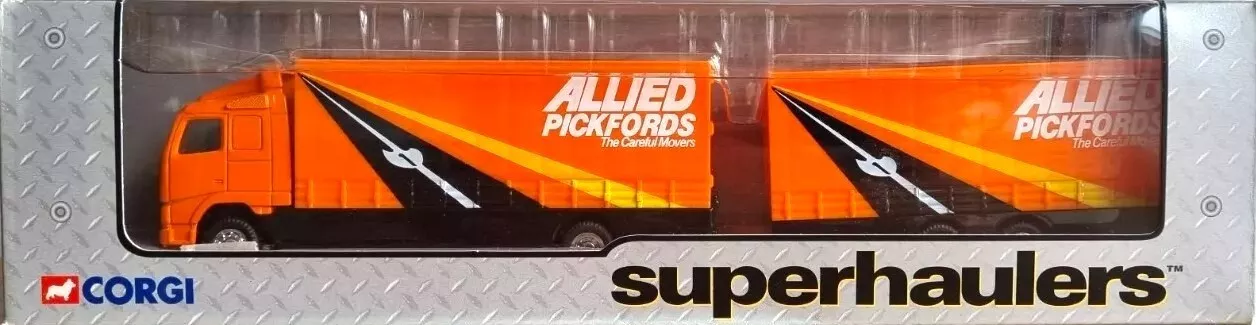 Corgi Superhaulers 59545 1/64 Volvo 4 Wheel Rigid Lorry & CC Trailer Allied Pickfords - Image 2