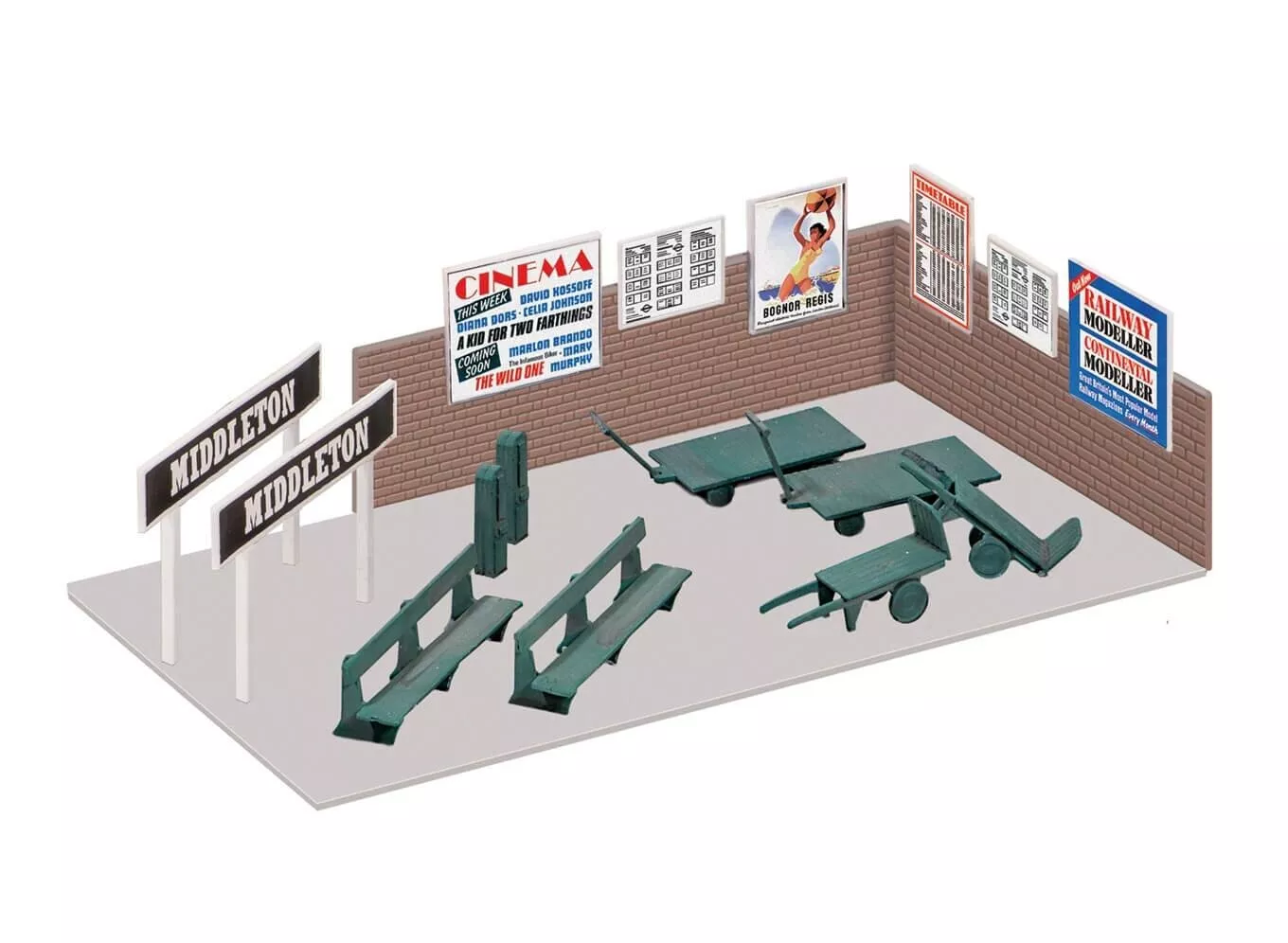 Peco Wills SS68 OO/HO Platform Accessories - Image 2