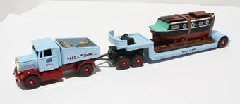 Corgi / Lledo Trackside DG11004 Scammel Ballast Box with Drawbar Low Loader and Boat
