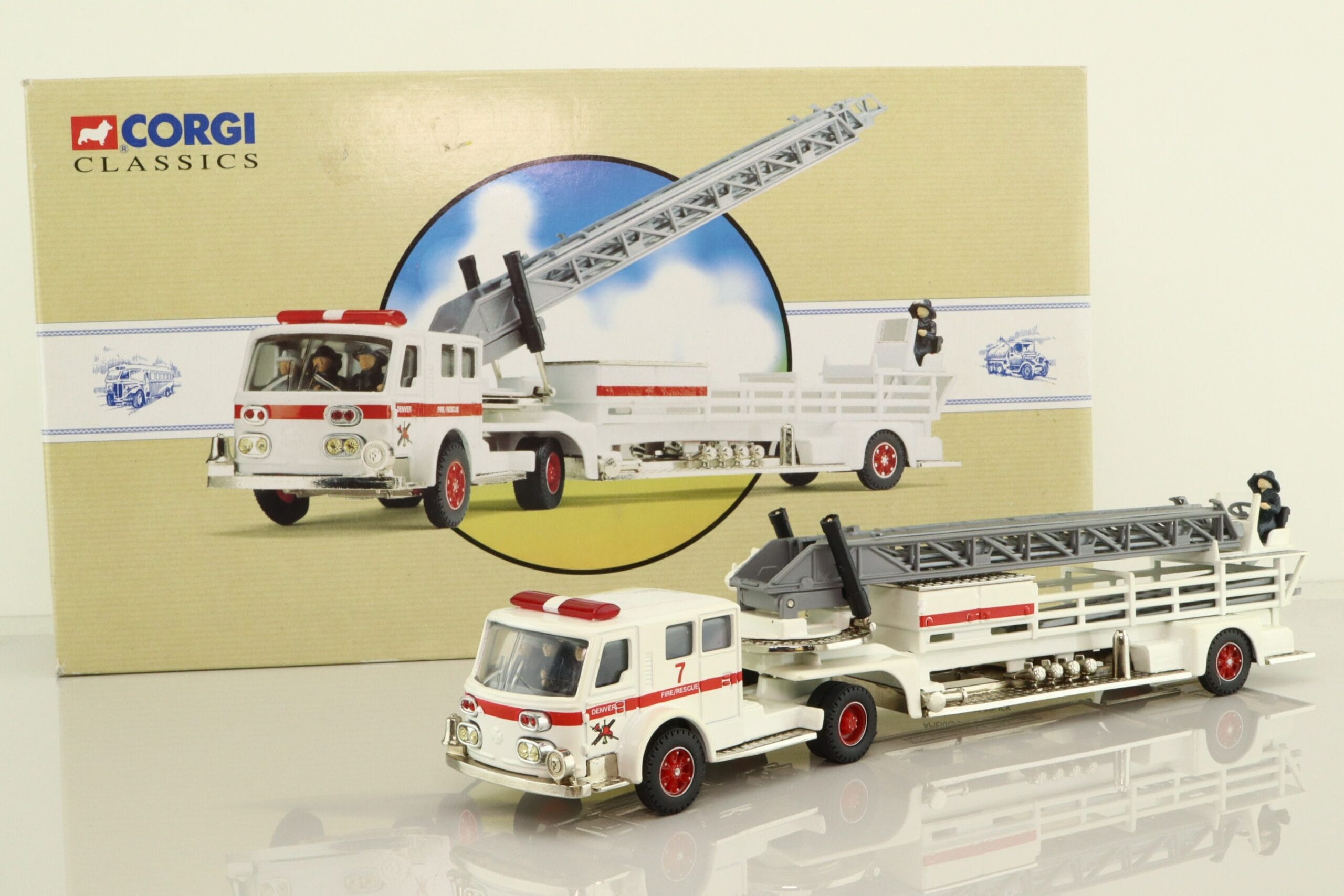 Corgi 97387 American La France Aerial Ladder Truck Denver