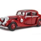 Oxford Diecast 76JSS003 1/76 SS Jaguar 2.5 Saloon in maroon