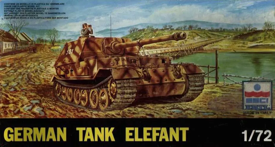 Esci 8006 1/72 German Tank Elefant Perloved
