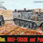 Esci 8054 1/72 German 3ton Half-Track and Pak 40 Preloved