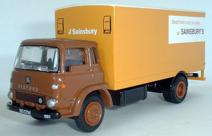 EFE 22902 Bedford TK Box Van Sainsburys