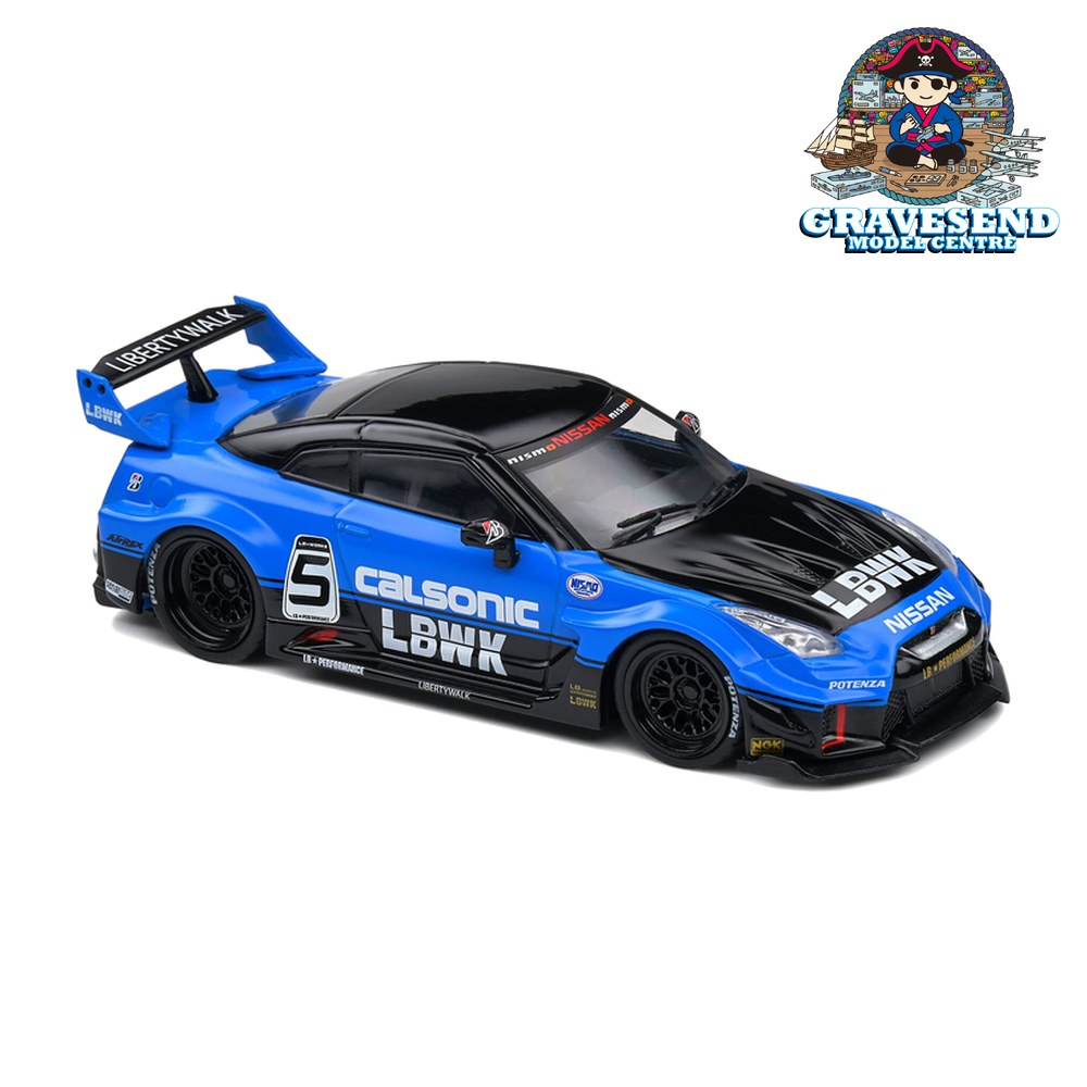 Solido S4311202 Nissan R35 w/Libertywalk Body Kit Blue - Gravesend ...