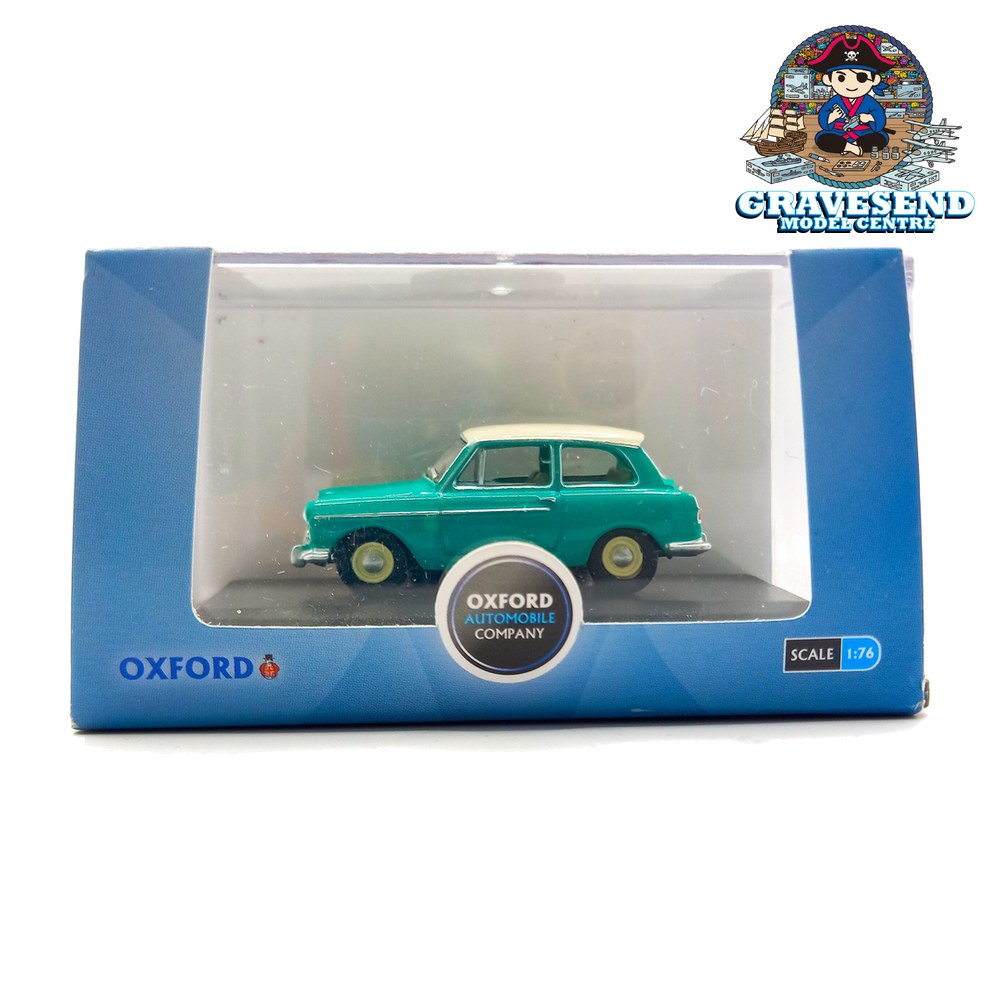 Oxford 76AA008 1/76 Austin A40 MkII Fern Green/Snowberry White