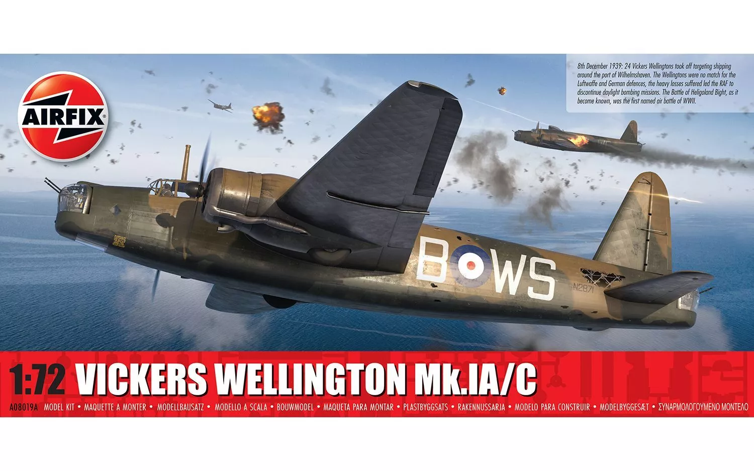 Airfix 1/72 A08019A Vickers Wellington Mk.1A/C