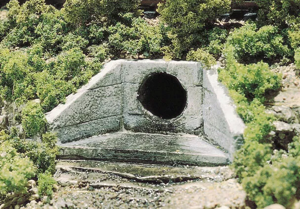 Woodland Scenics C1162 N Gauge 2 Concretw Culverts