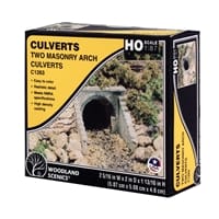 Woodland Scenics C1263 2 x Masonry Arch Culverts