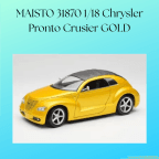 MAISTO 31870 1/18 Chrysler Pronto Crusier GOLD