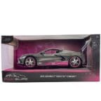 Jada 1/24 34848 Pink Slips 2020 Chevrolet Corvette Stingray – Grey And Pink