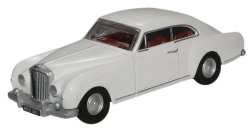 Oxford Diecast 76BCF003 Olympic White Bentley S1 Continental Fastback