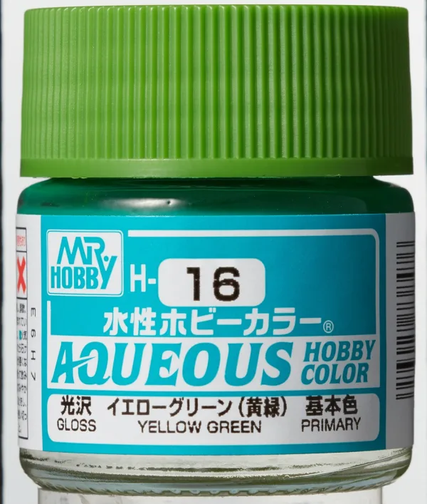 Mr Hobby Aqueous Hobby Color H-016 Yellow Green