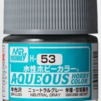 Mr Hobby Aqueous Hobby Color H-053 Neutral Gray (US)