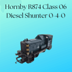 Hornby R874 Class 06 Diesel Shunter 0-4-0 06005 British Rail Blue
