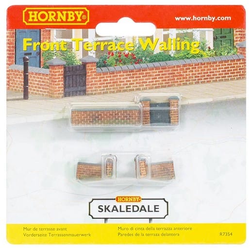 Hornby Skaledale R7354 Front and Left Hand Victorian Terrace House Garden Wall
