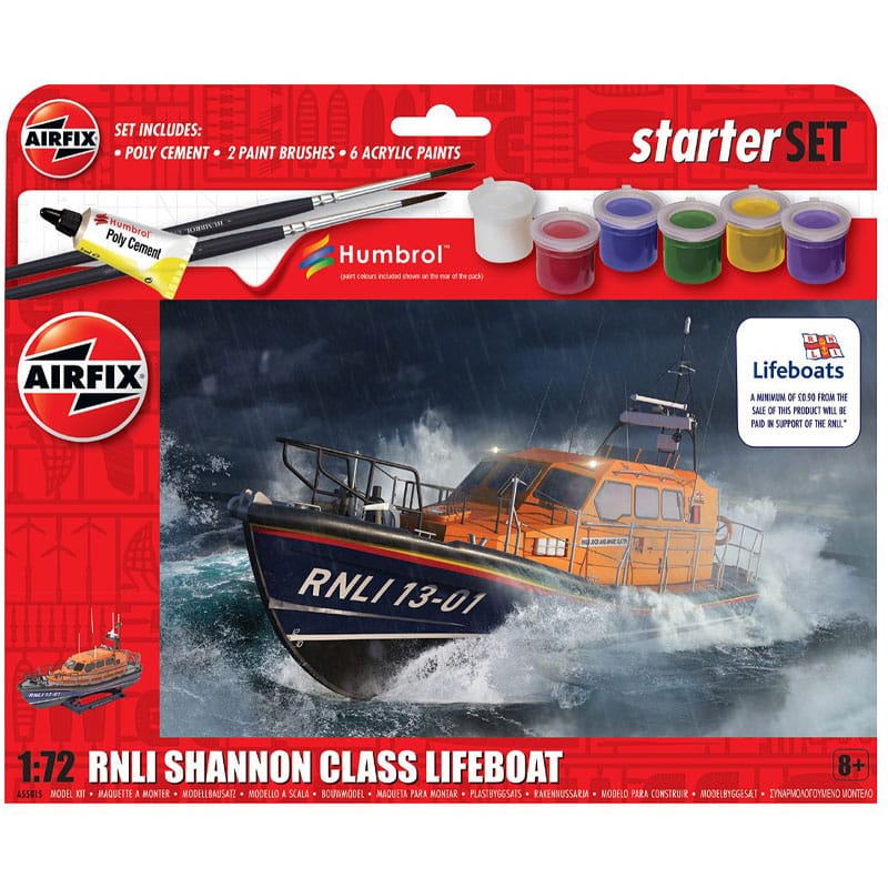 Airfix A55015 Starter Set - RNLI Shannon Class Lifeboat 1/72