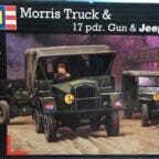 Matchbox 1/76 PK172 Morris Truck & 17pdr Gun & Jeep cellophaned