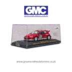 MINICHAMPS 1/86 870 087021 Ford Mustang 2018 Blue Metallic with White Stripes