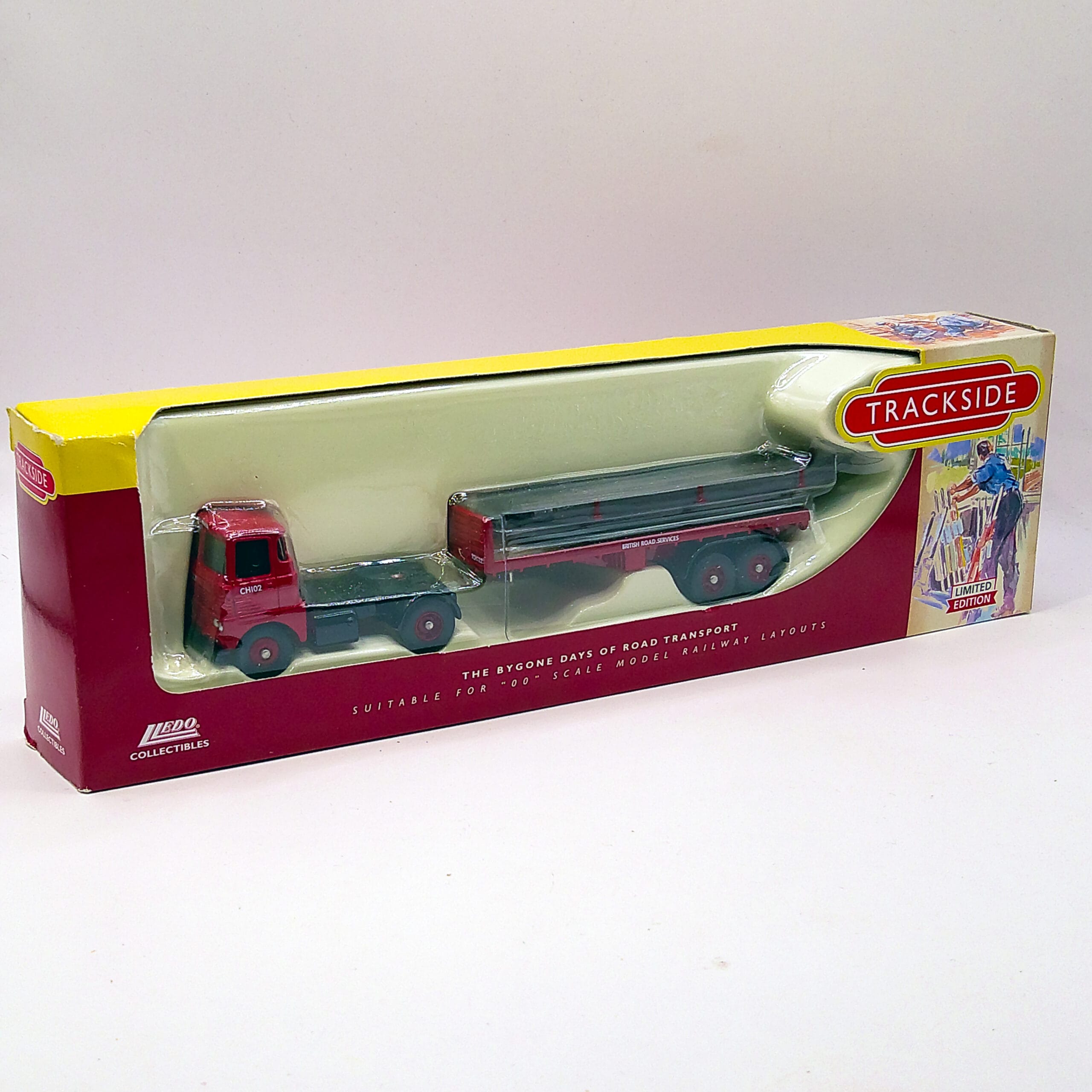 LLEDO DG175007 TRACKSIDE 1/76 SCAMMELL HANDYMAN FLATBED TRAILER BRS