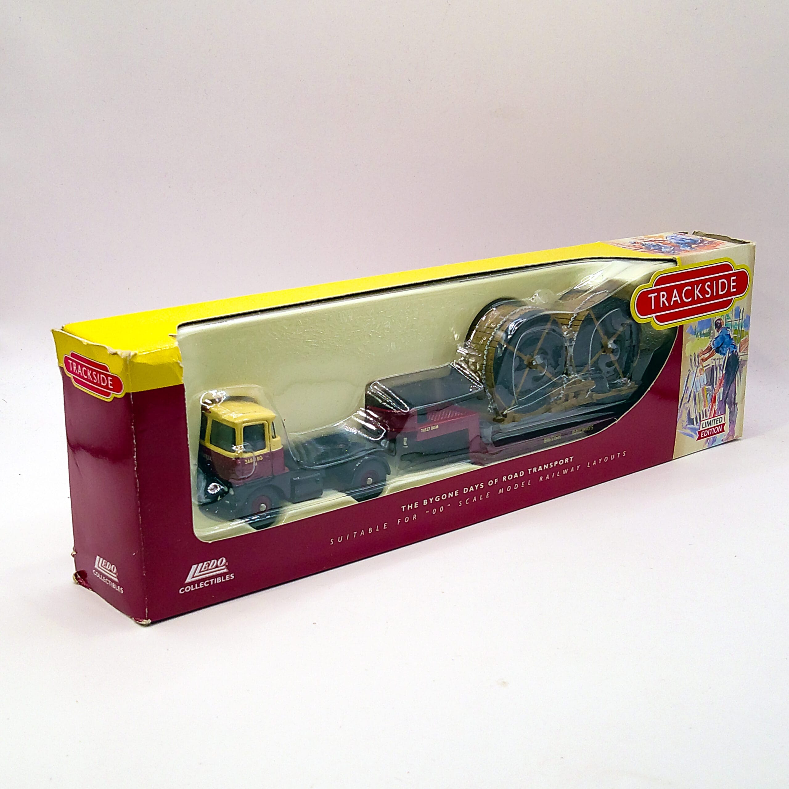 LLEDO DG175003 TRACKSIDE 1/76 SCAMMELL HANDYMAN Low Loader & Reels BR