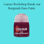 Games Workshop Barak-nar Burgundy Base Paint.