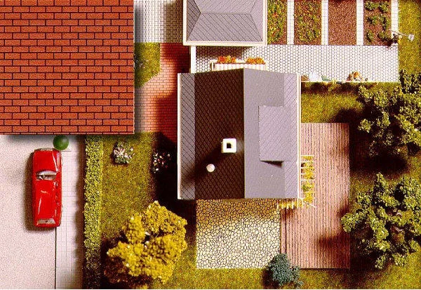 Busch 7038 HO/N/TT Bricks sheet 210 X148mm - Pack of 2