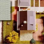 Busch 7036 2 paving stone card sheets