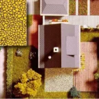 Busch 7037 2 Crazy Paving card sheets