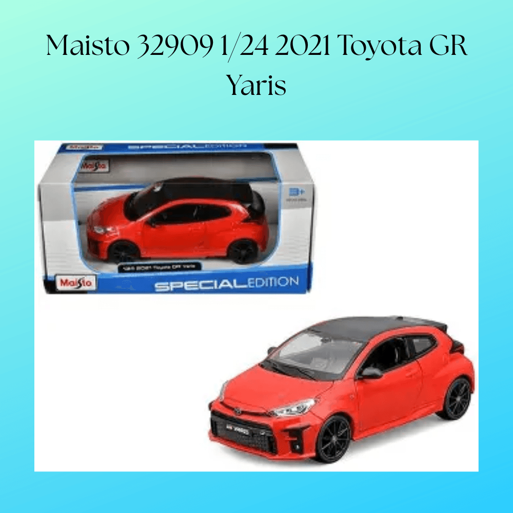 Maisto 32909 1/24 2021 Toyota GR Yaris.