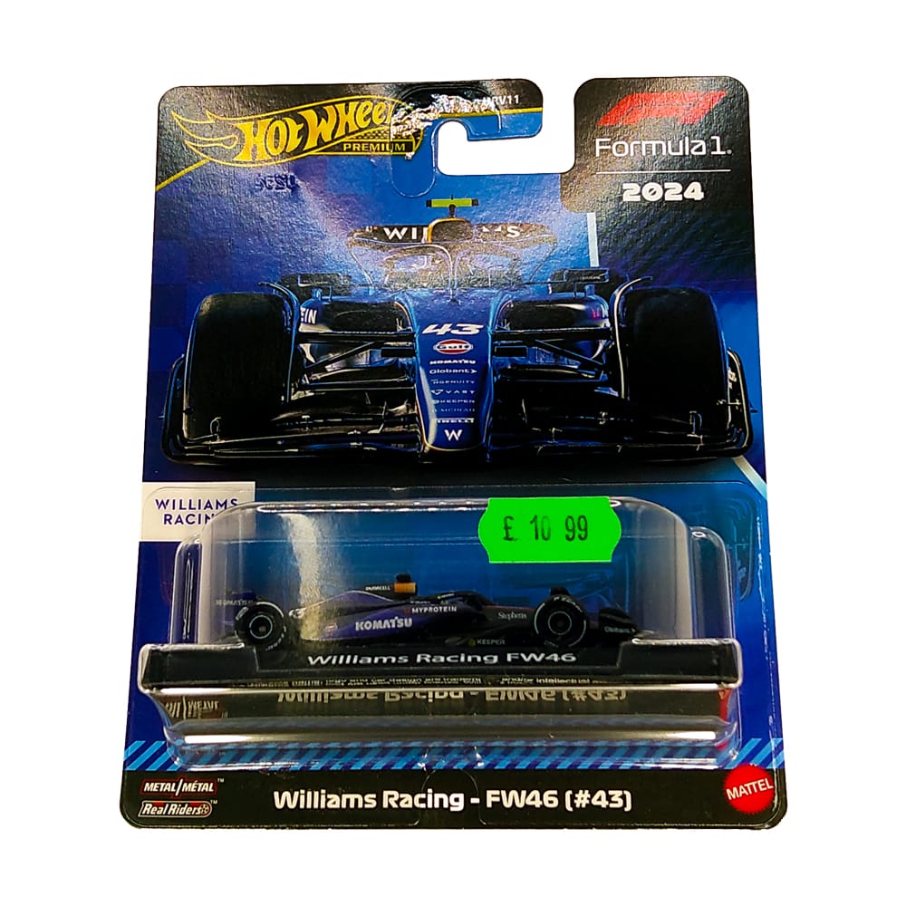 Hotwheels 1/64 JBM20 Williams Racing FW46 No 43