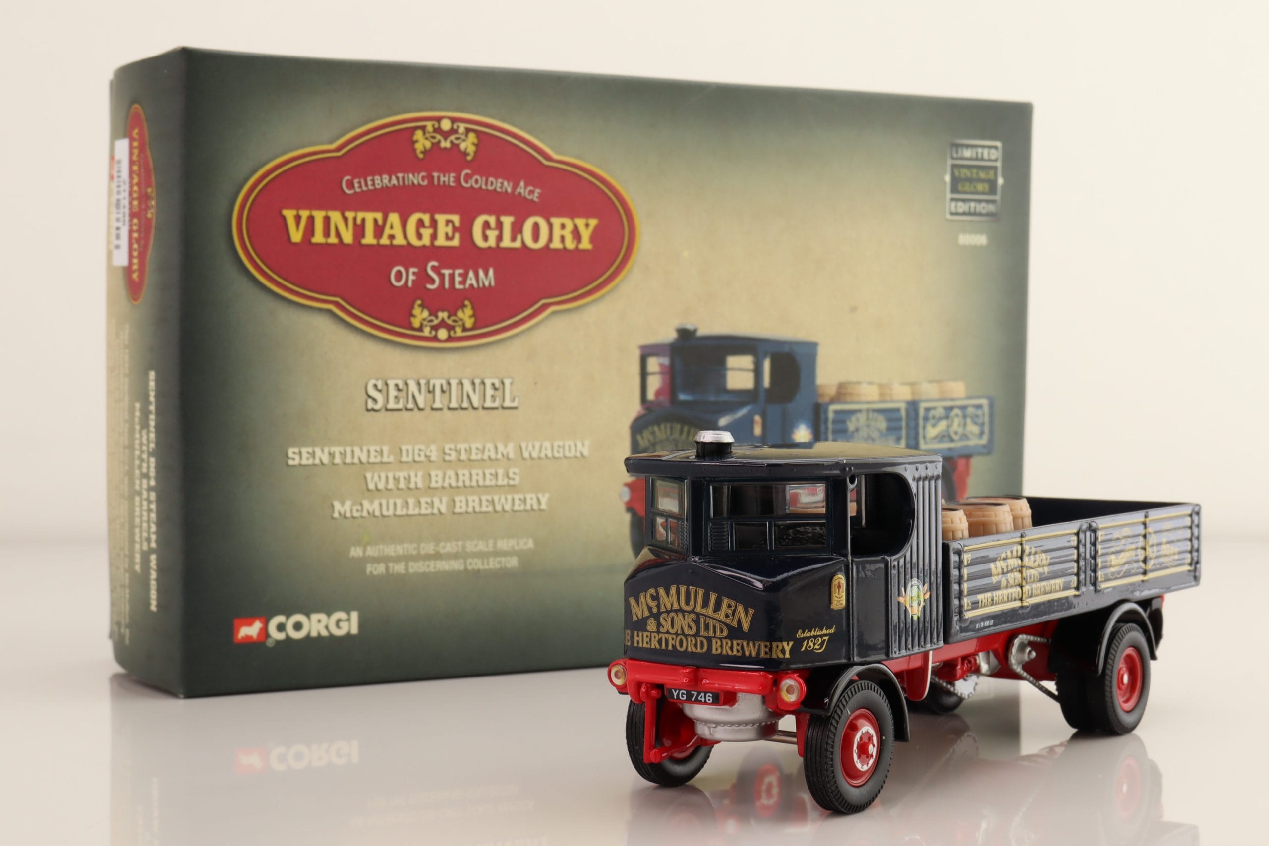 Corgi 80006 Sentinal Platform Wagon With Barrels McCullen Brewery
