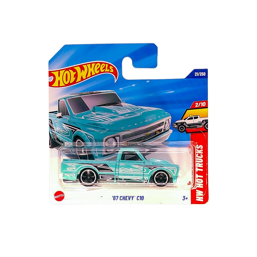 Hot Wheels 2025 67 Chevy C10 - HW HOT Trucks HYW74 Short Card