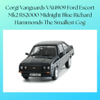 Corgi Vanguards VA14909 Ford Escort Mk2 RS2000 Midnight Blue Richard Hammonds The Smallest Cog