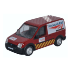 Oxford Diecast 76FTC009 Ford Transit Connect Network Rail (Jarvis)