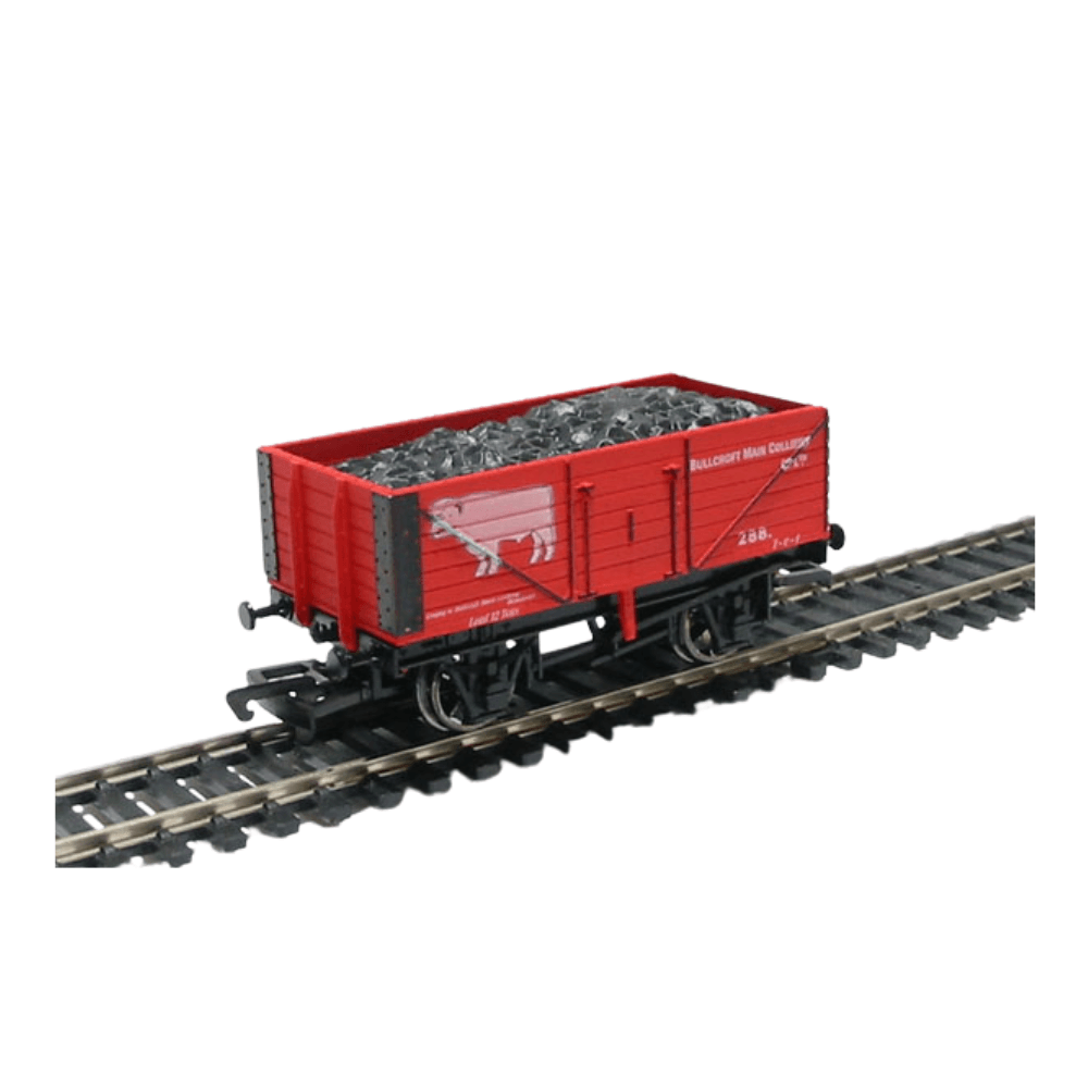 Dapol OO Gauge B566 Bullcraft Main Collery 7 Plank Wagon