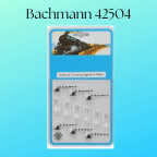 Bachmann 42504 1/160 N Gauge Crossing Signals & Gates